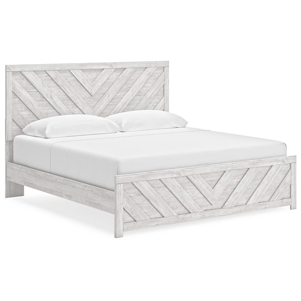 Cayboni King Panel Bed, Dresser, Mirror, Chest and 2 Nightstands Signature Design by Ashley® Uncategorized