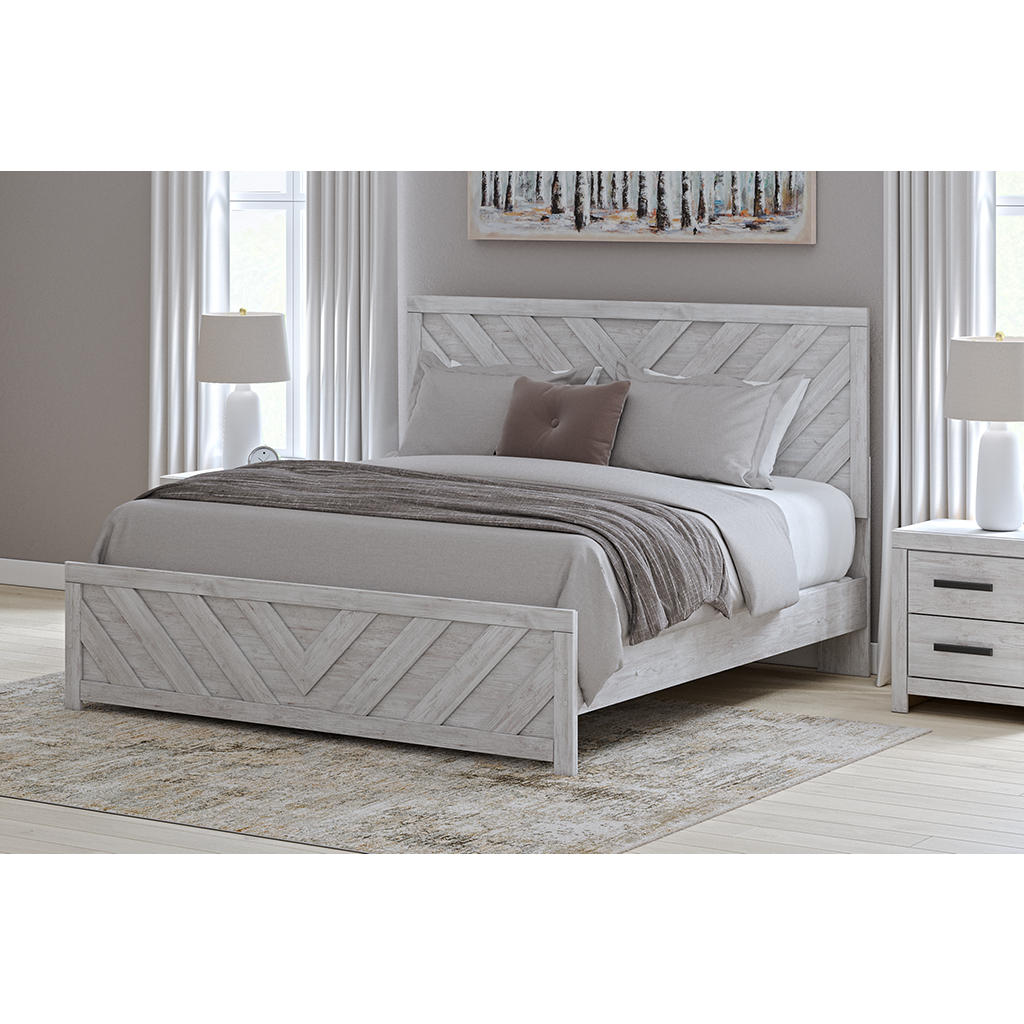 Cayboni King Panel Bed, Dresser, Mirror, Chest and 2 Nightstands Signature Design by Ashley® Uncategorized