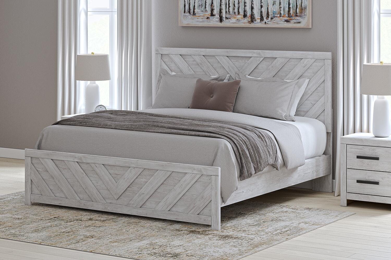 Cayboni King Panel Bed 5-Piece Set — Dresser, Mirror, Chest Signature Design by Ashley® Bedroom