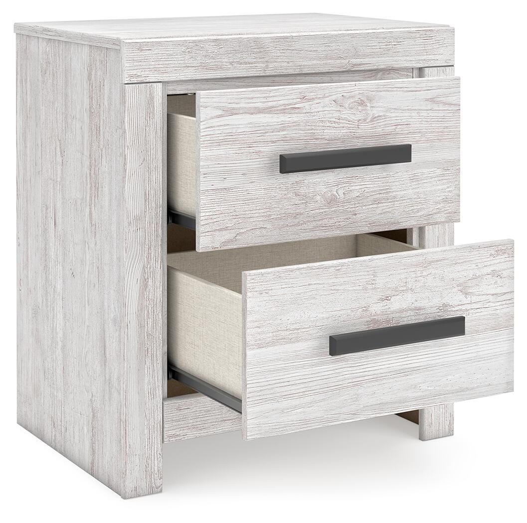 Cayboni Full Panel Bed, Dresser and Nightstand