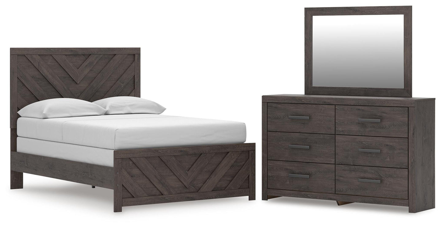 Prendonea Full Panel Bed, Dresser and Mirror — 3-Piece Set Signature Design by Ashley® Bedroom