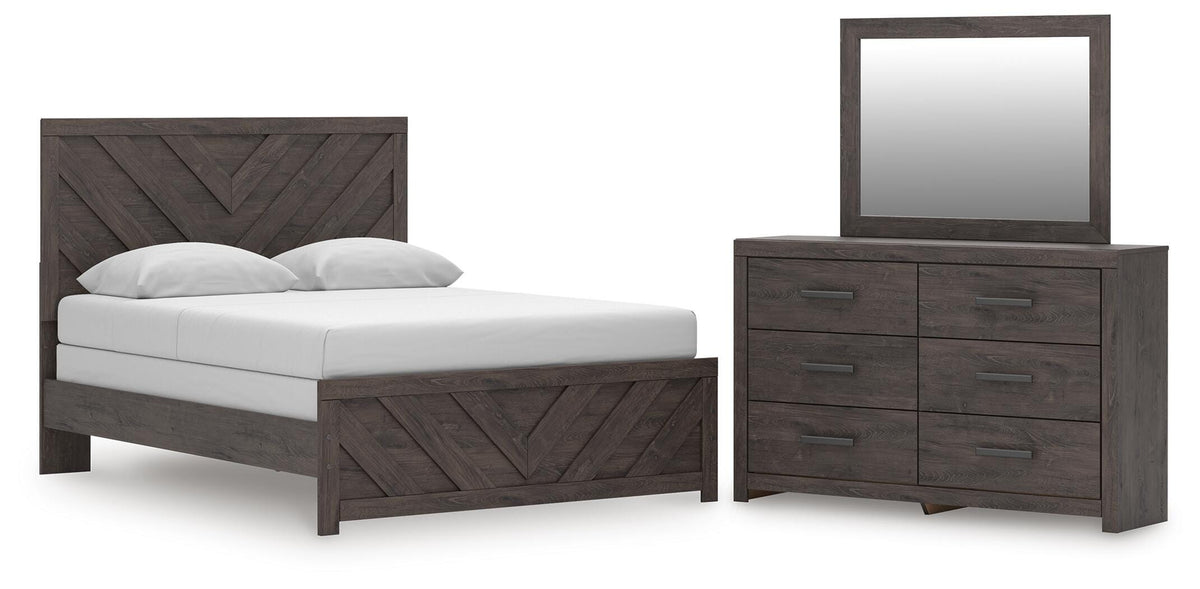 Prendonea Queen Panel Bed, Dresser and Mirror — 3-Piece Set Signature Design by Ashley® Bedroom