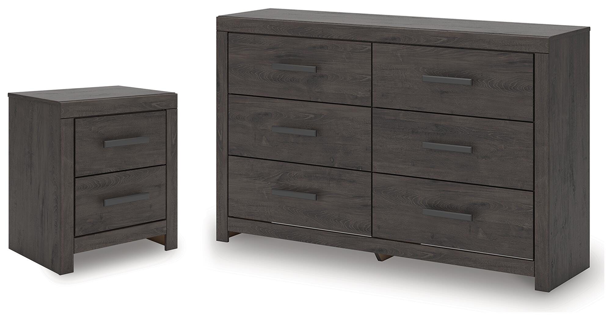 Prendonea Dresser and Nightstand — 2-Piece Storage Set Signature Design by Ashley® Bedroom