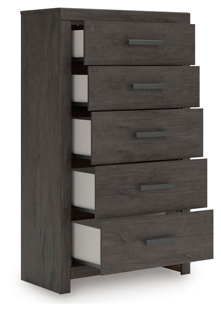 Prendonea Full Panel Bed 6-Piece Set — Chest, Nightstand Signature Design by Ashley® Bedroom