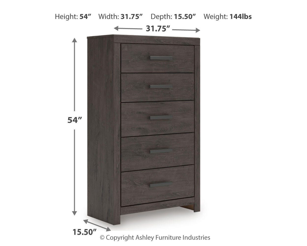 Prendonea Full Panel Bed 6-Piece Set — Chest, Nightstand Signature Design by Ashley® Bedroom