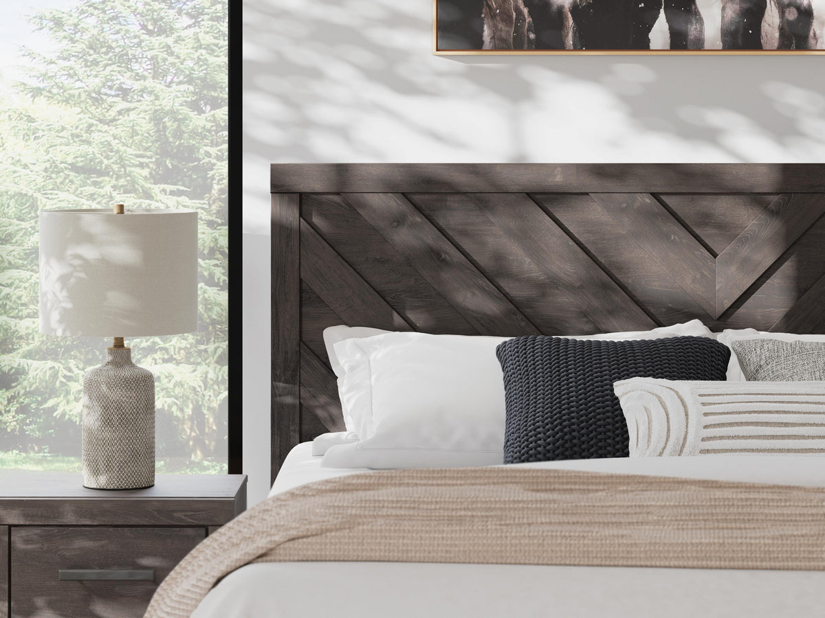 Prendonea King Panel Bed, Dresser, Mirror and Nightstand Signature Design by Ashley® Bedroom