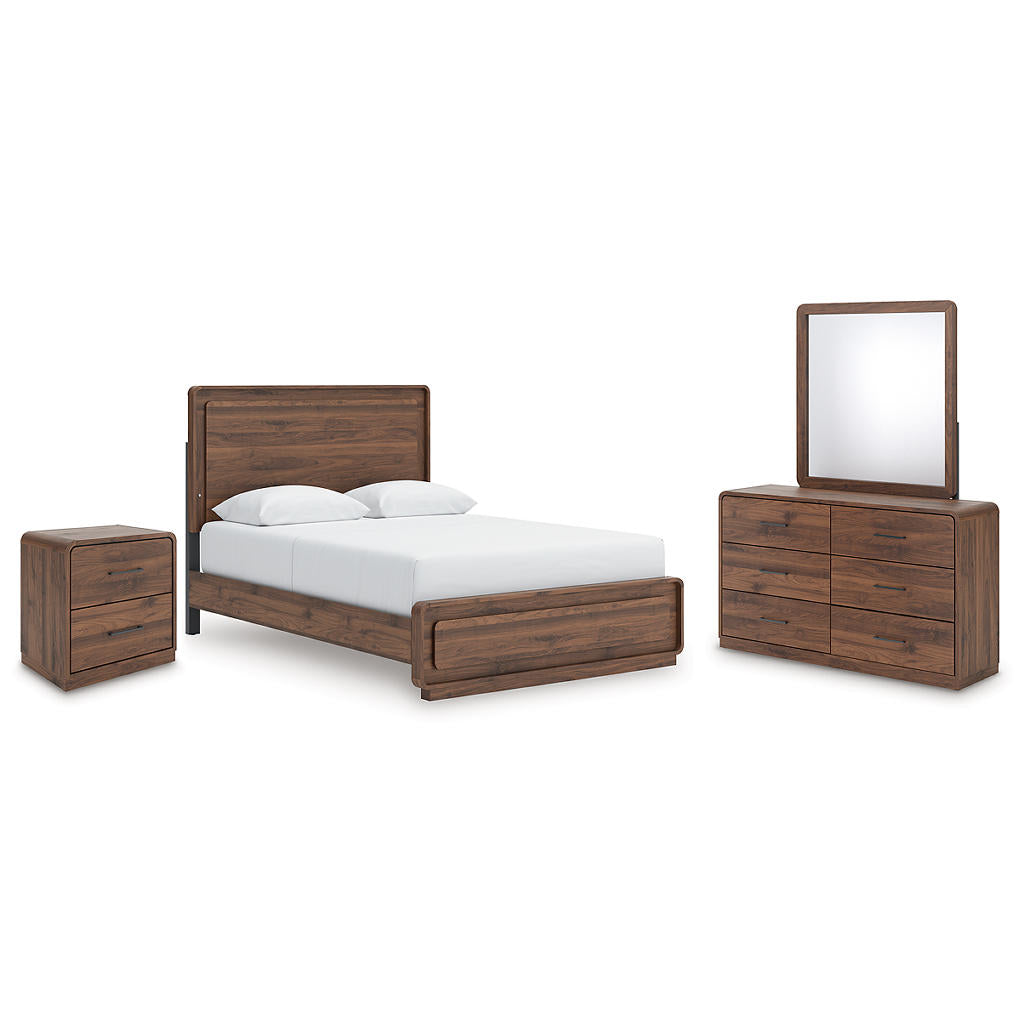 Fortlorn Queen Panel Bed, Dresser, Mirror and Nightstand Signature Design by Ashley® Uncategorized