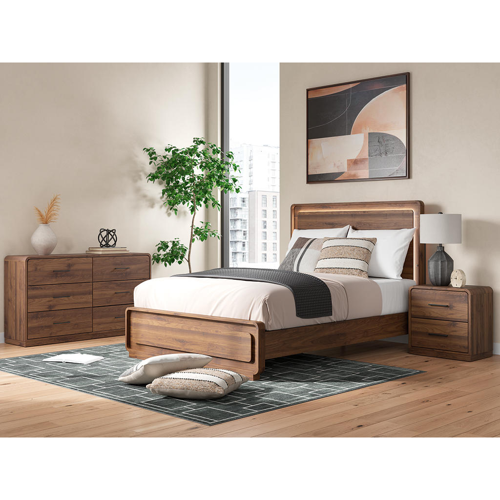 Fortlorn Queen Panel Bed, Dresser and Nightstand Signature Design by Ashley® Uncategorized