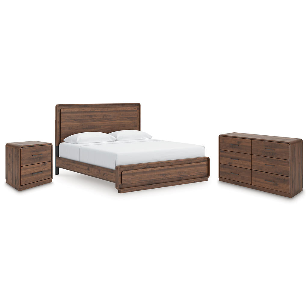 Fortlorn King Panel Bed, Dresser and Nightstand Signature Design by Ashley® Uncategorized