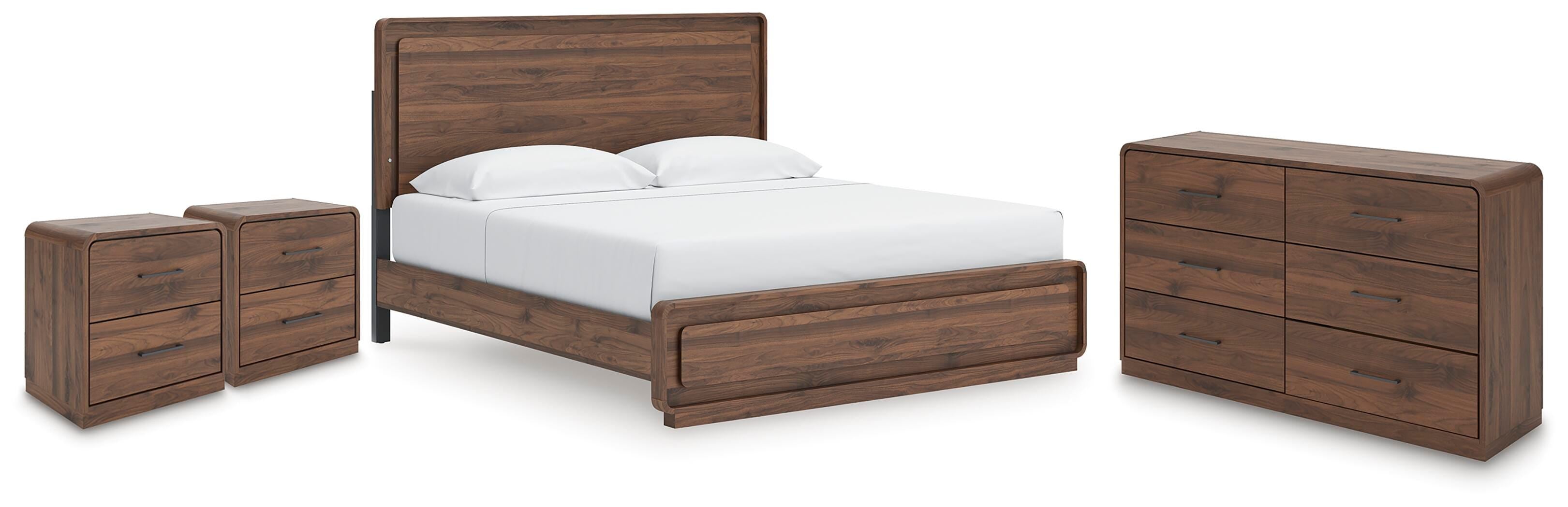 Fortlorn King Panel Bed, Dresser and 2 Nightstands — 4-Piece Signature Design by Ashley® Bedroom