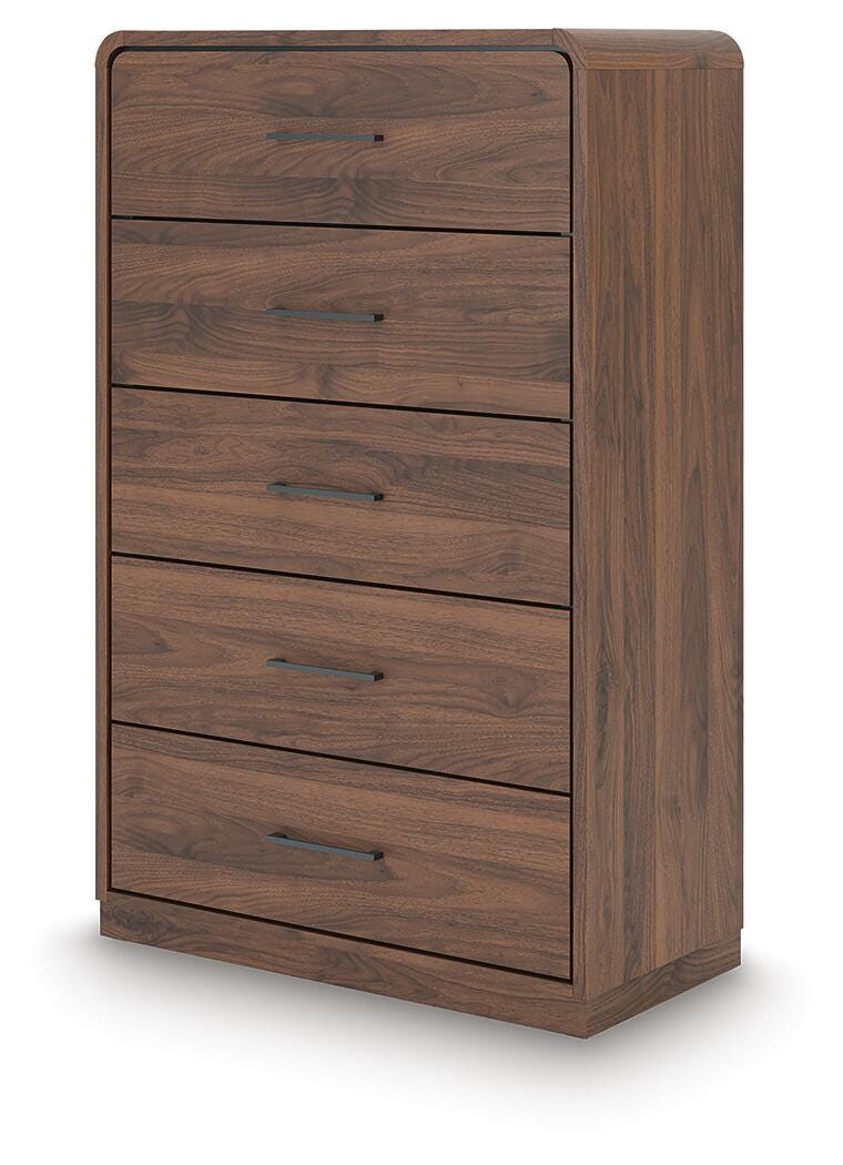 Fortlorn King Panel Bed, Dresser, Mirror and Chest