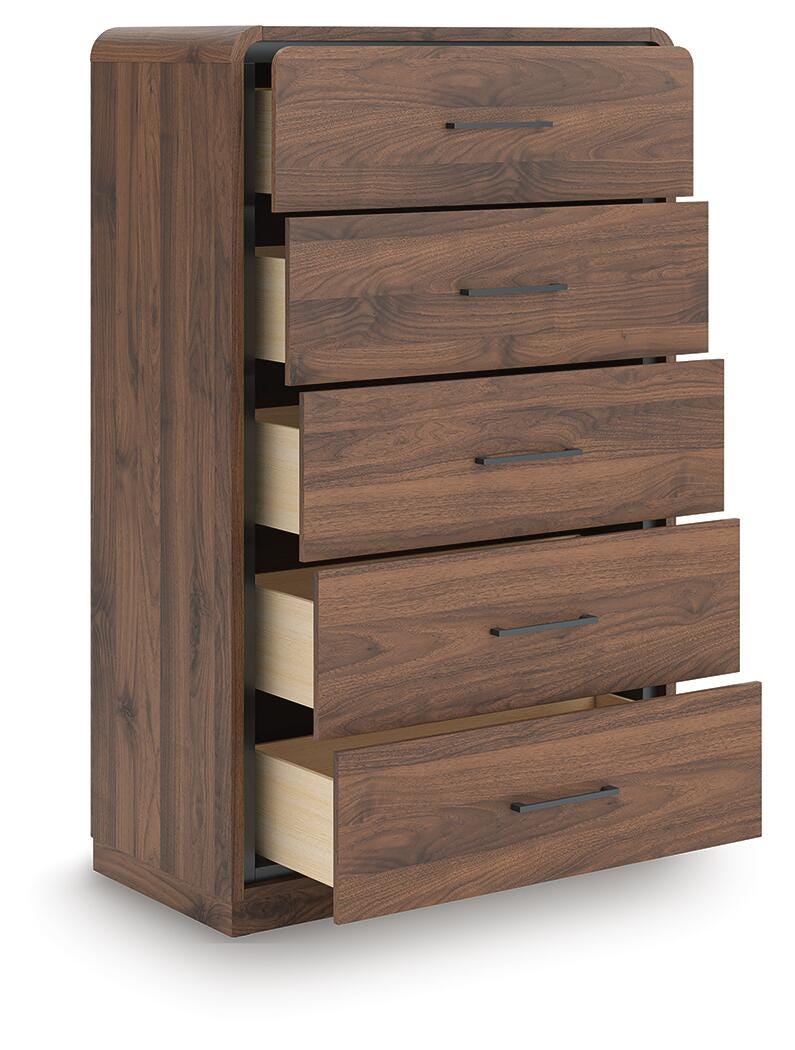 Fortlorn Queen Bed 6-Piece Set — Chest, Mirror, Nightstand Signature Design by Ashley® Bedroom