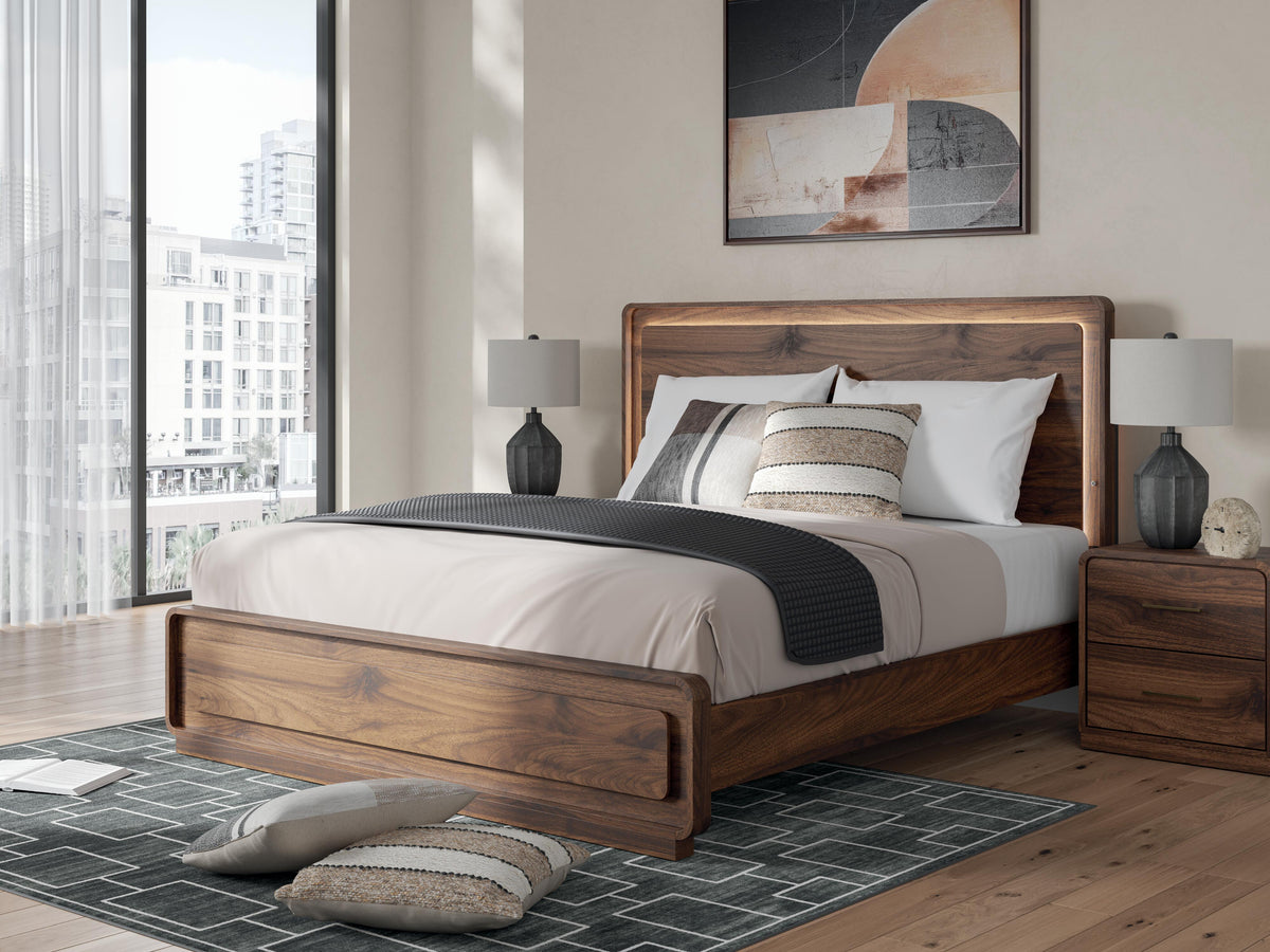 Fortlorn Queen Bed 6-Piece Set — Chest, Mirror, Nightstand Signature Design by Ashley® Bedroom