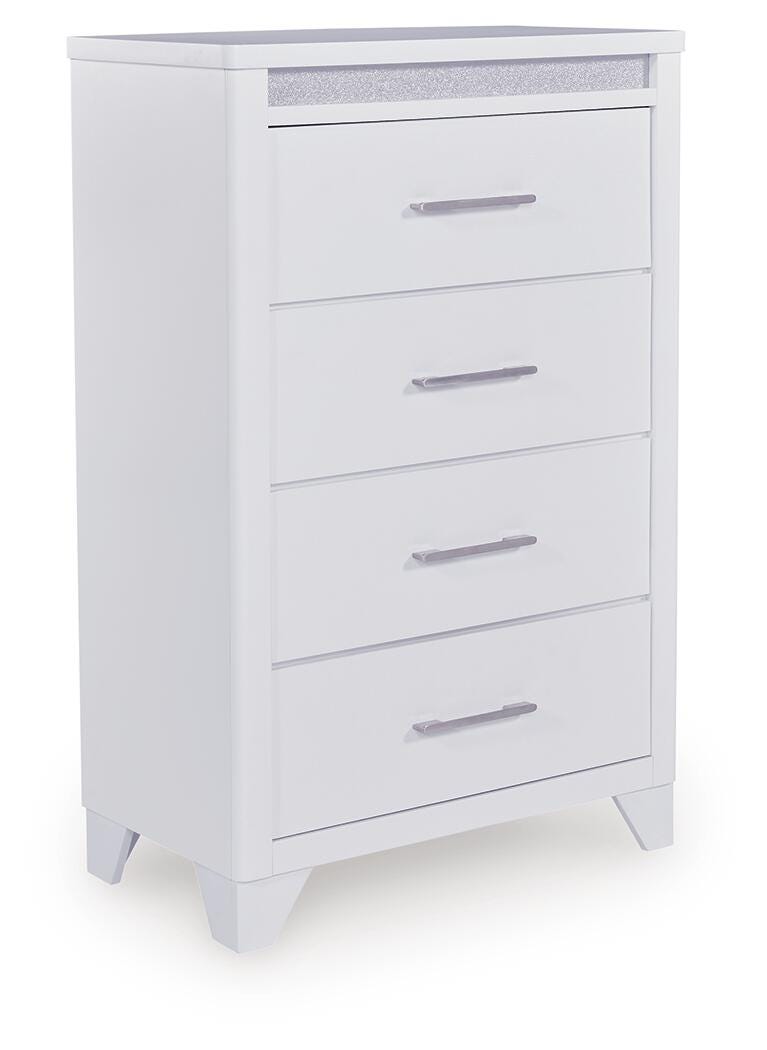 Jarlee Queen Upholstered Panel Bed, Dresser, Mirror, Chest and 2 Nightstands Signature Design by Ashley® Bedroom