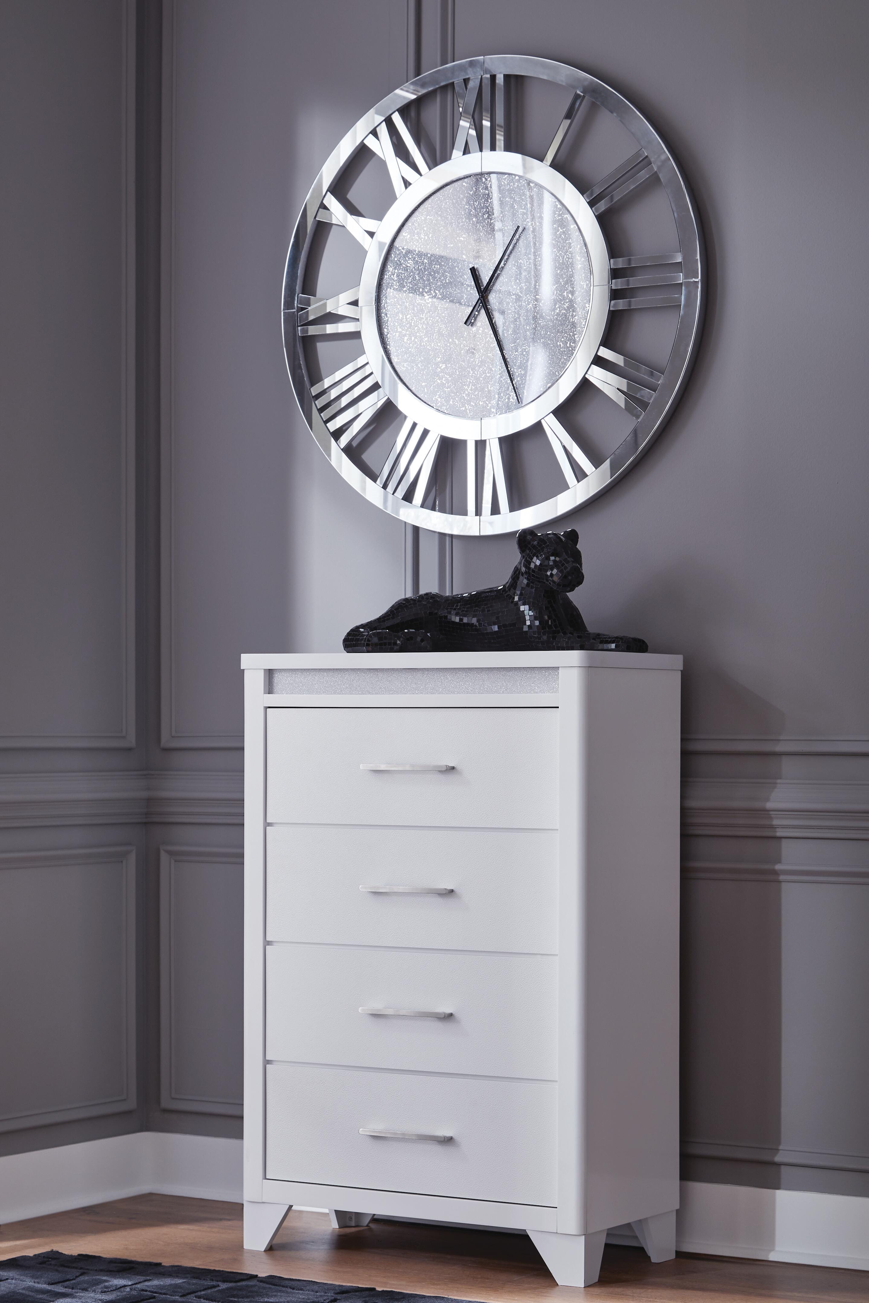 Jarlee Queen Upholstered Panel Bed, Dresser, Mirror, Chest and 2 Nightstands Signature Design by Ashley® Bedroom