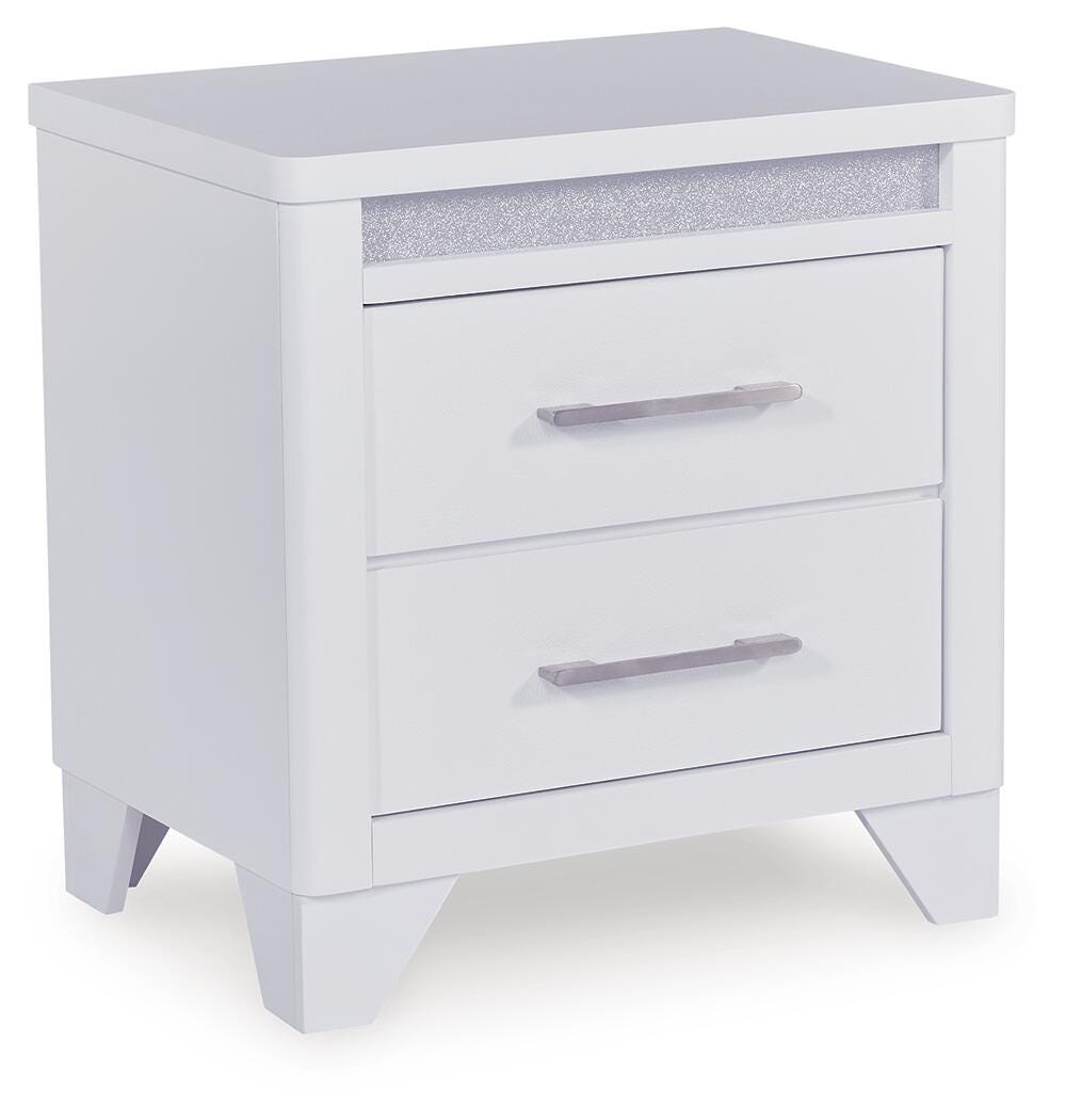 Jarlee Queen Upholstered Panel Bed, Dresser, Mirror, Chest and 2 Nightstands Signature Design by Ashley® Bedroom