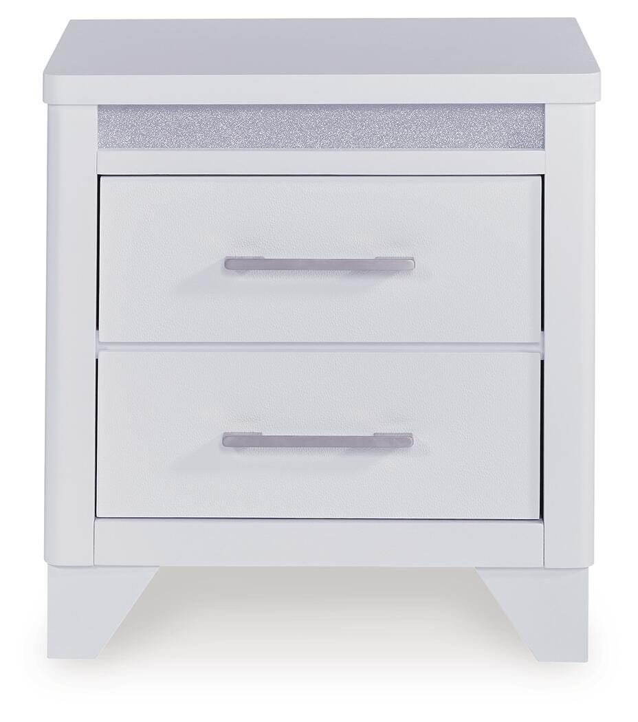 Jarlee Queen Upholstered Panel Bed, Dresser, Mirror, Chest and 2 Nightstands Signature Design by Ashley® Bedroom