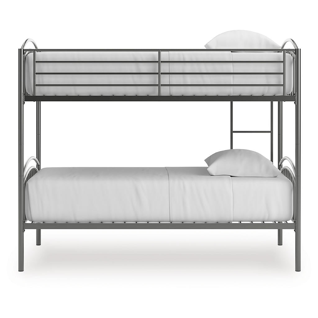 Lanceburg Twin over Twin Bunk Bed and 2 Mattresses Signature Design by Ashley® Uncategorized