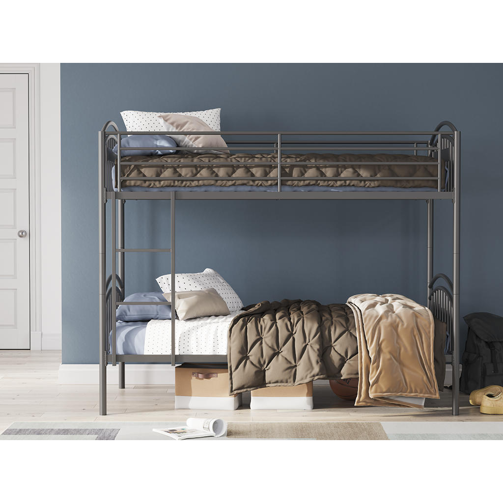 Lanceburg Twin over Twin Bunk Bed with Ladder Signature Design by Ashley® Bunk Beds