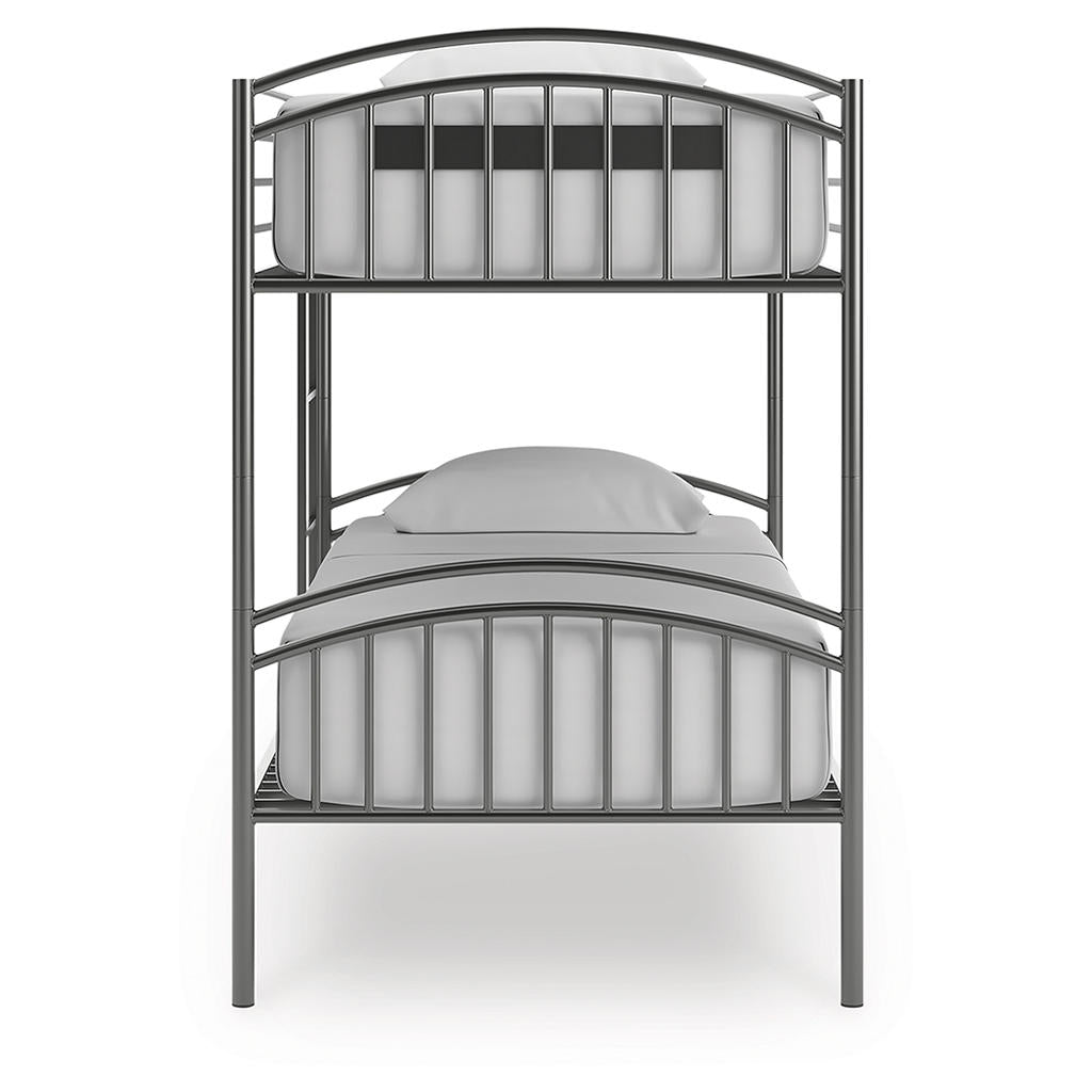 Lanceburg Twin over Twin Bunk Bed with Ladder Signature Design by Ashley® Bunk Beds