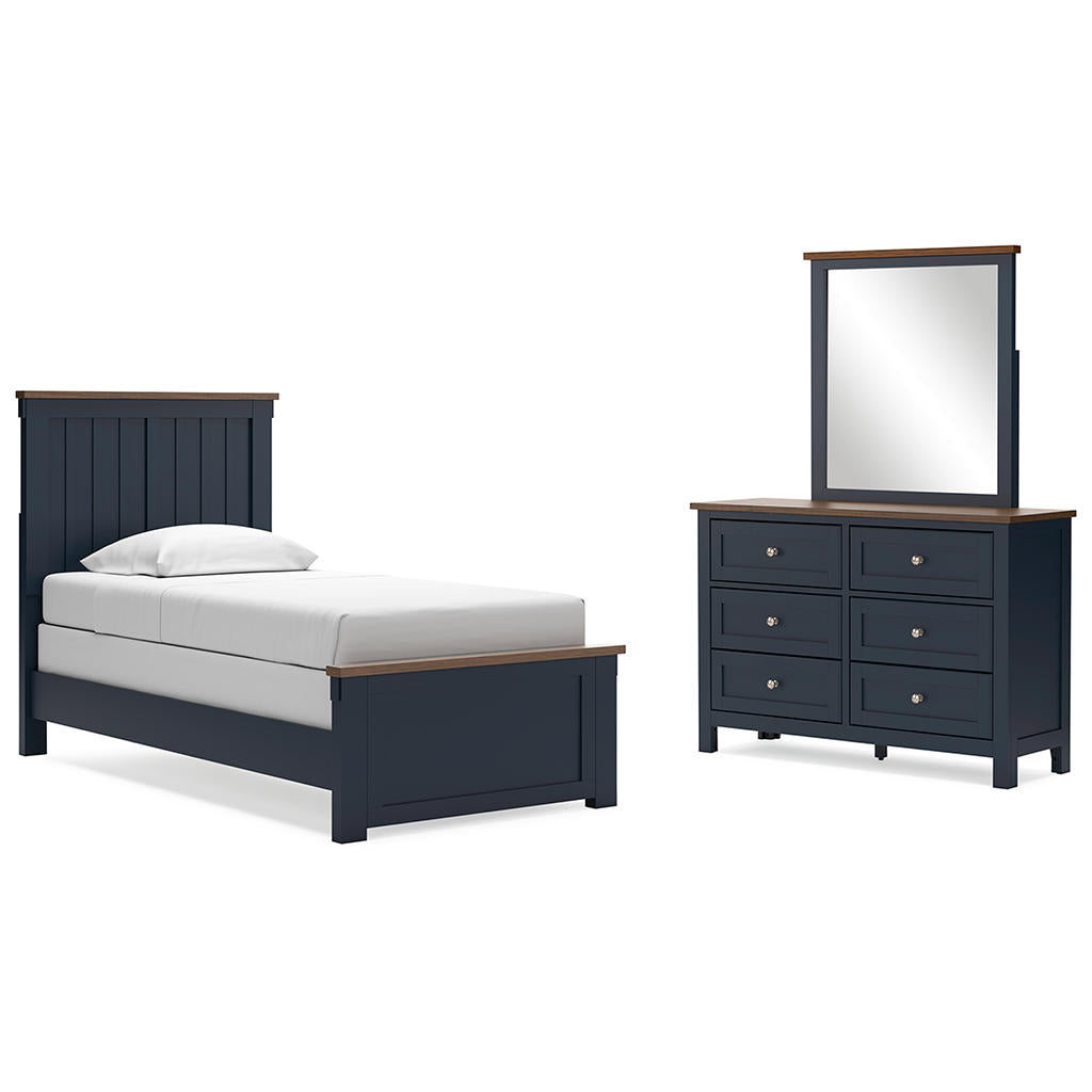 Landocken Twin Panel Bed, Dresser and Mirror Signature Design by Ashley® Uncategorized