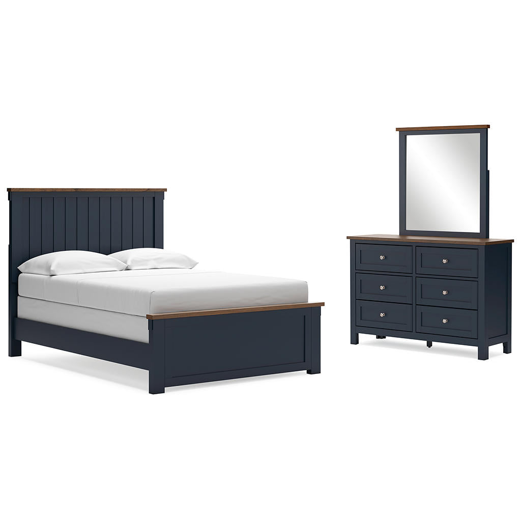 Landocken Full Panel Bed, Dresser and Mirror Signature Design by Ashley® Uncategorized