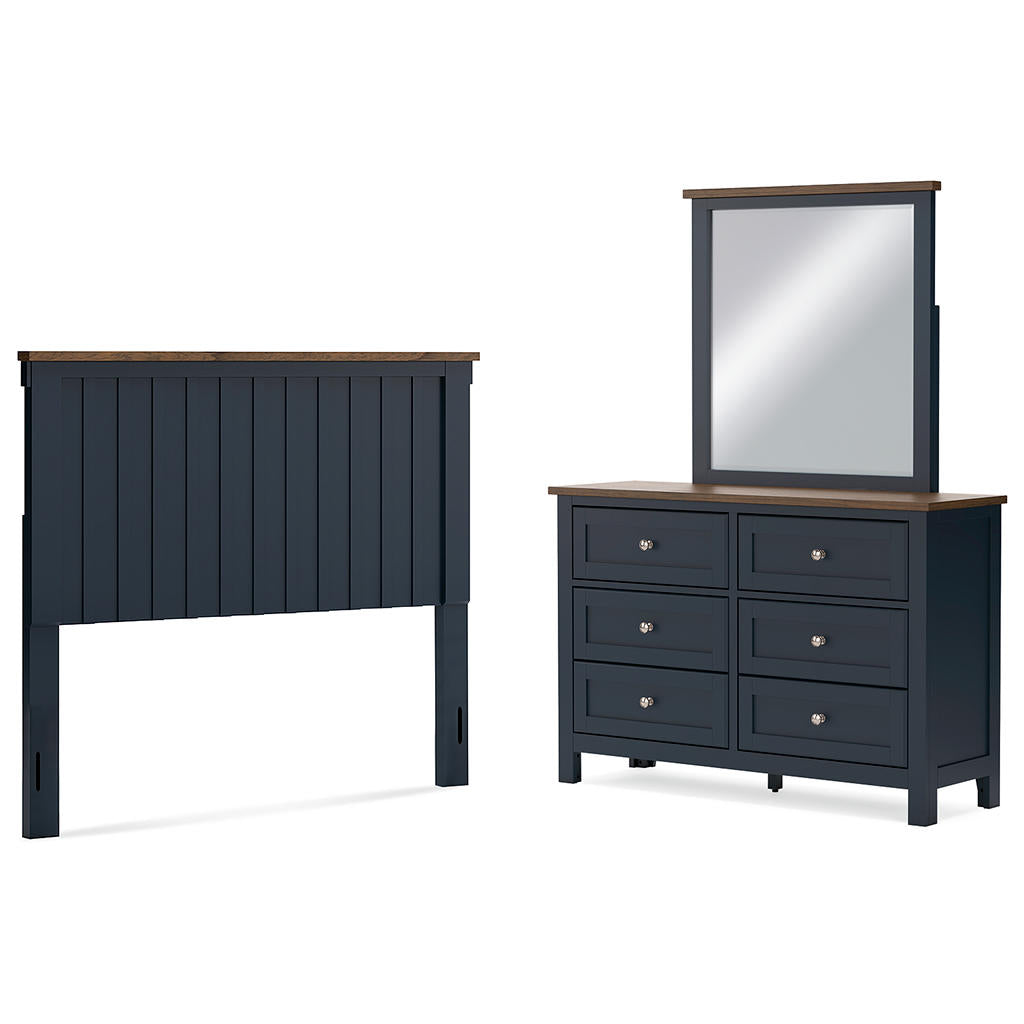 Landocken Full Panel Headboard, Dresser and Mirror Signature Design by Ashley® Uncategorized