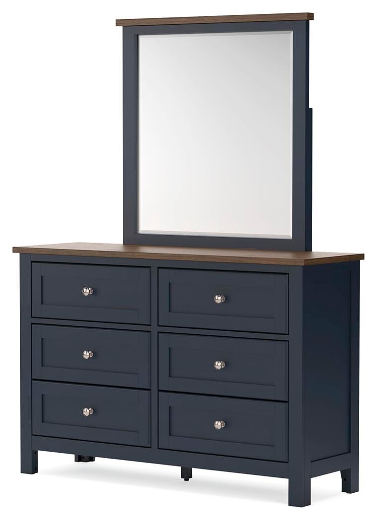 Landocken Twin Panel Bed, Dresser, Mirror and Nightstand Signature Design by Ashley® Bedroom