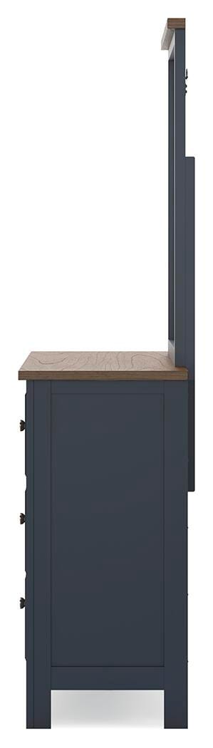 Landocken Twin Panel Bed, Dresser, Mirror and Nightstand Signature Design by Ashley® Bedroom