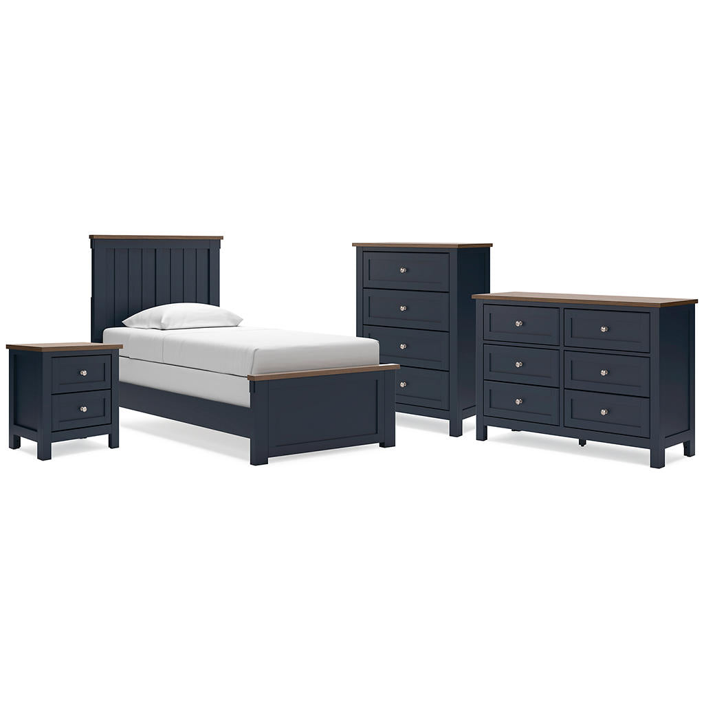 Landocken Twin Panel Bed, Dresser, Chest and Nightstand Signature Design by Ashley® Uncategorized