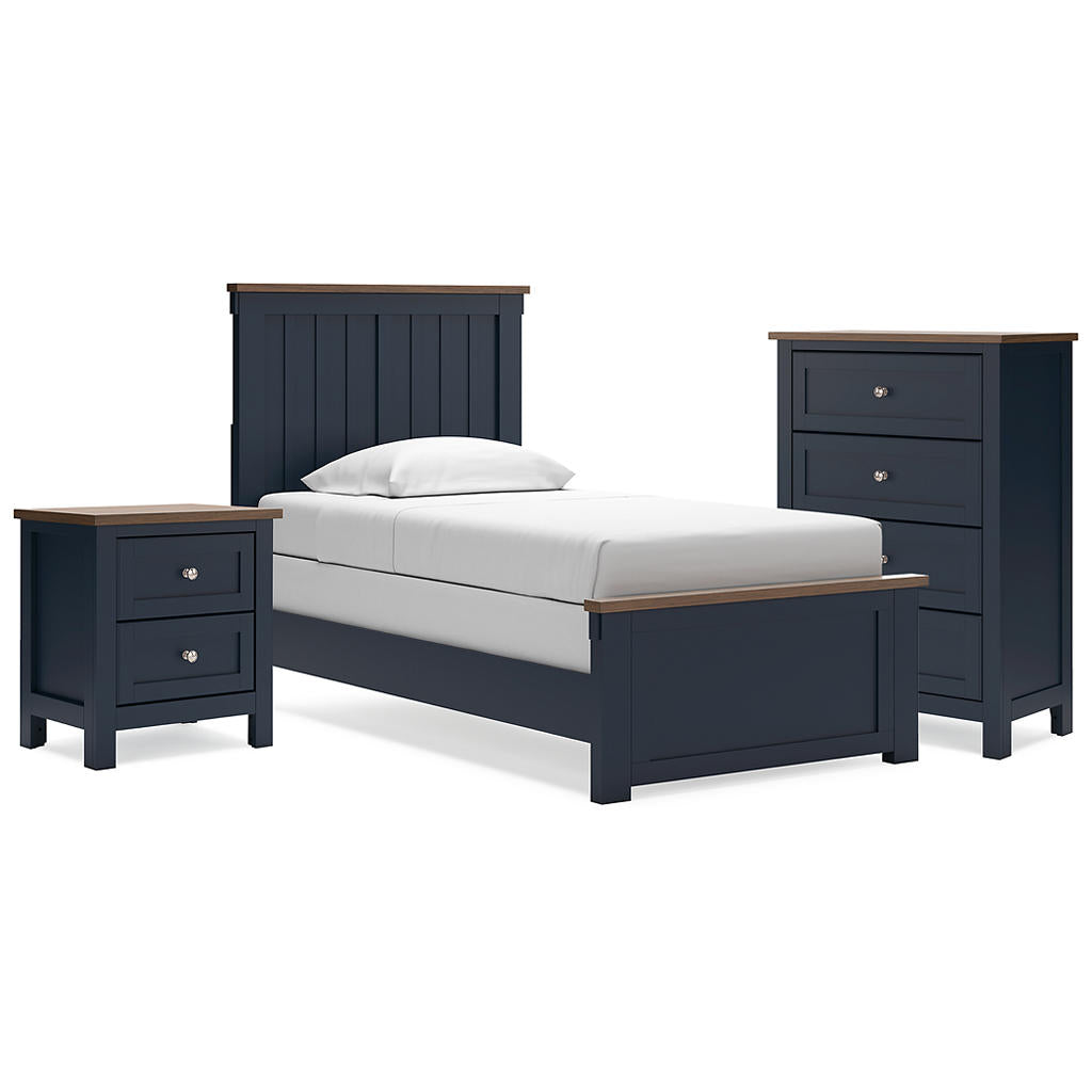 Landocken Twin Panel Bed, Chest and Nightstand Signature Design by Ashley® Uncategorized