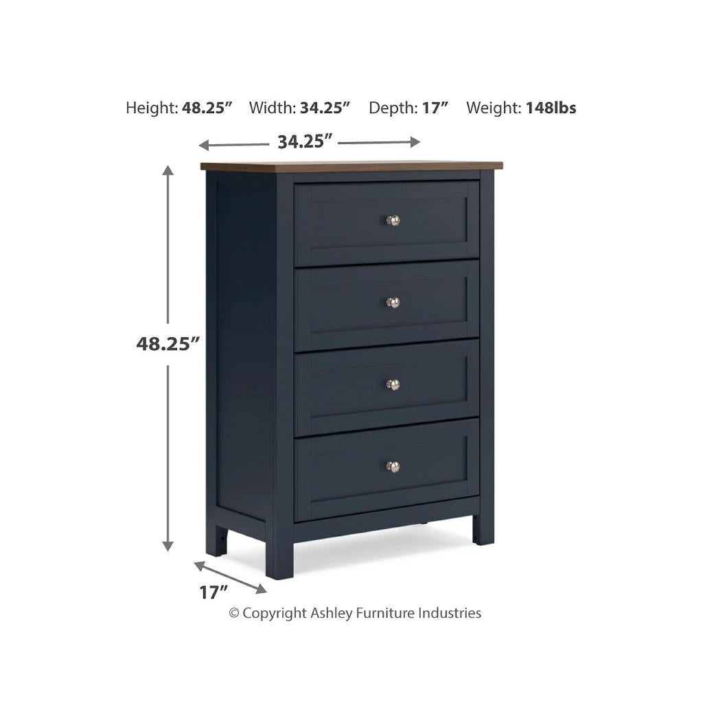 Landocken Twin Panel Bed, Chest and Nightstand Signature Design by Ashley® Uncategorized