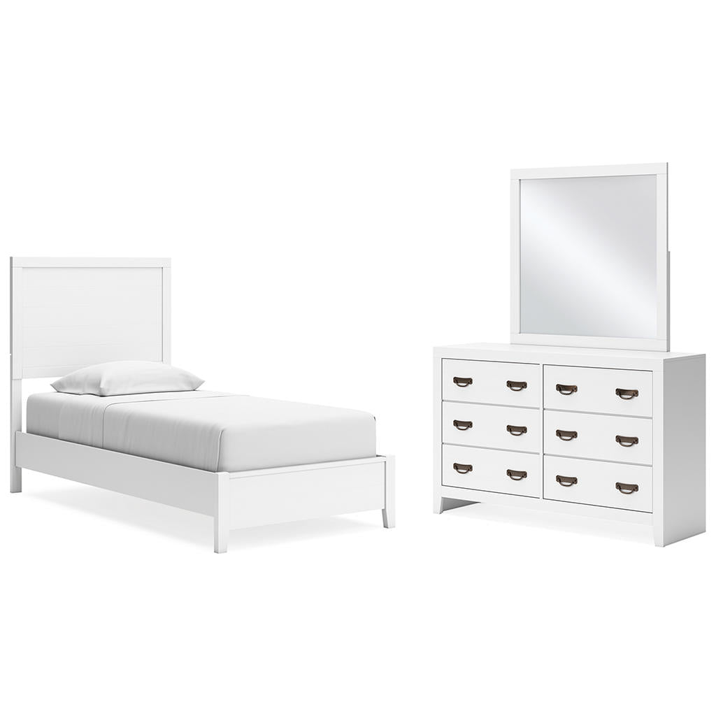Binterglen Twin Panel Bed, Dresser and Mirror Signature Design by Ashley® Uncategorized
