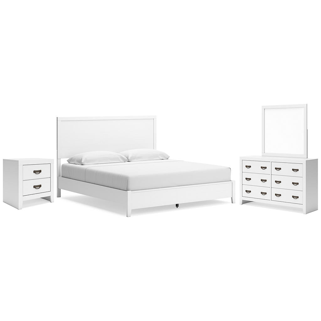 Binterglen King Panel Bed, Dresser, Mirror and Nightstand Signature Design by Ashley® Uncategorized