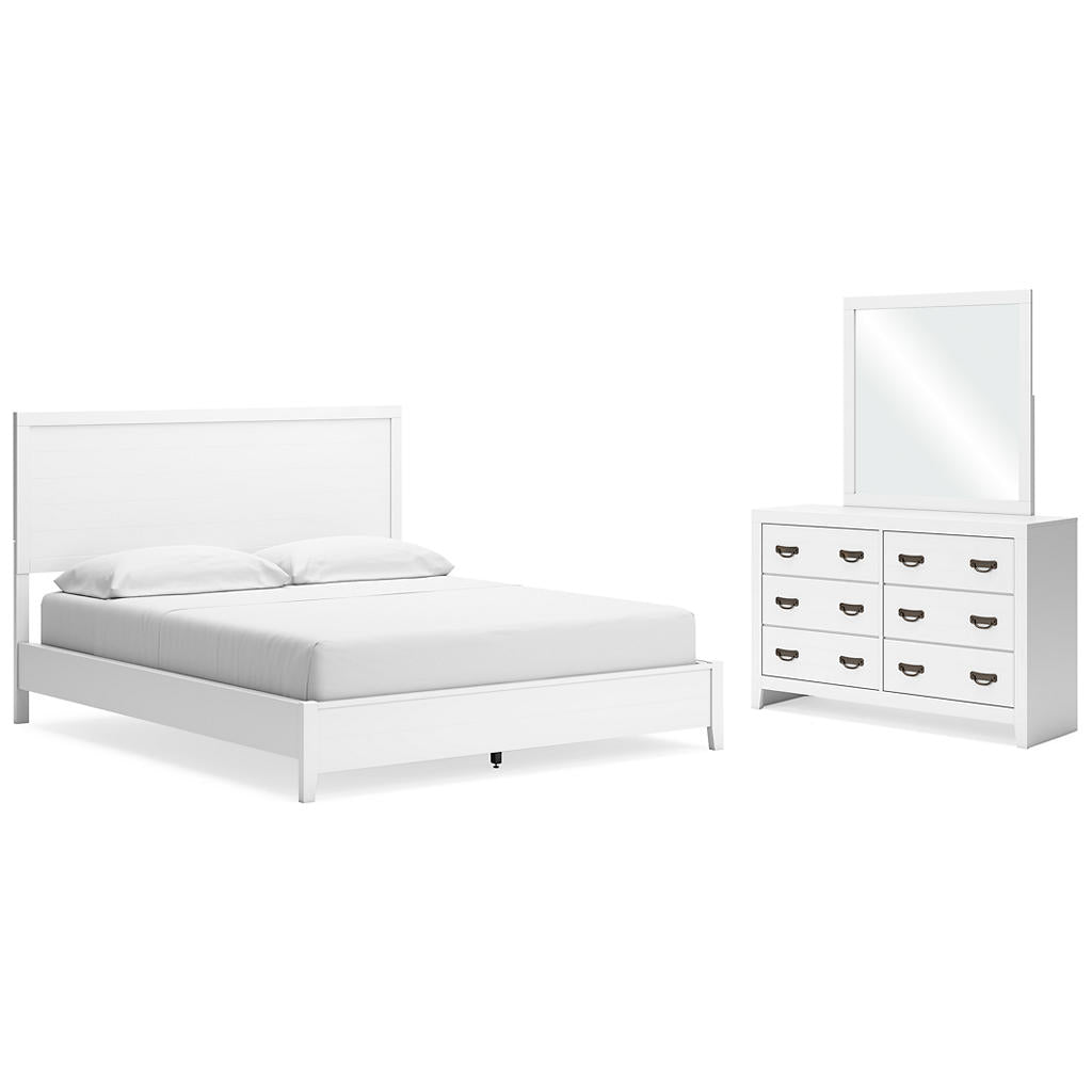 Binterglen California King Panel Bed, Dresser and Mirror Signature Design by Ashley® Uncategorized
