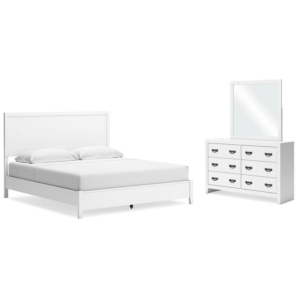 Binterglen King Panel Bed, Dresser and Mirror Signature Design by Ashley® Uncategorized