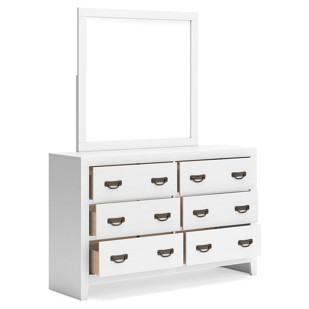 Binterglen King Panel Bed, Dresser, Mirror and Nightstand Signature Design by Ashley® Uncategorized