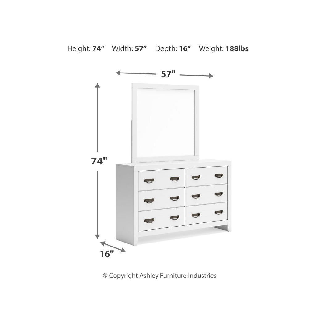 Binterglen Queen Panel Bed, Dresser, Mirror and Nightstand Signature Design by Ashley® Uncategorized