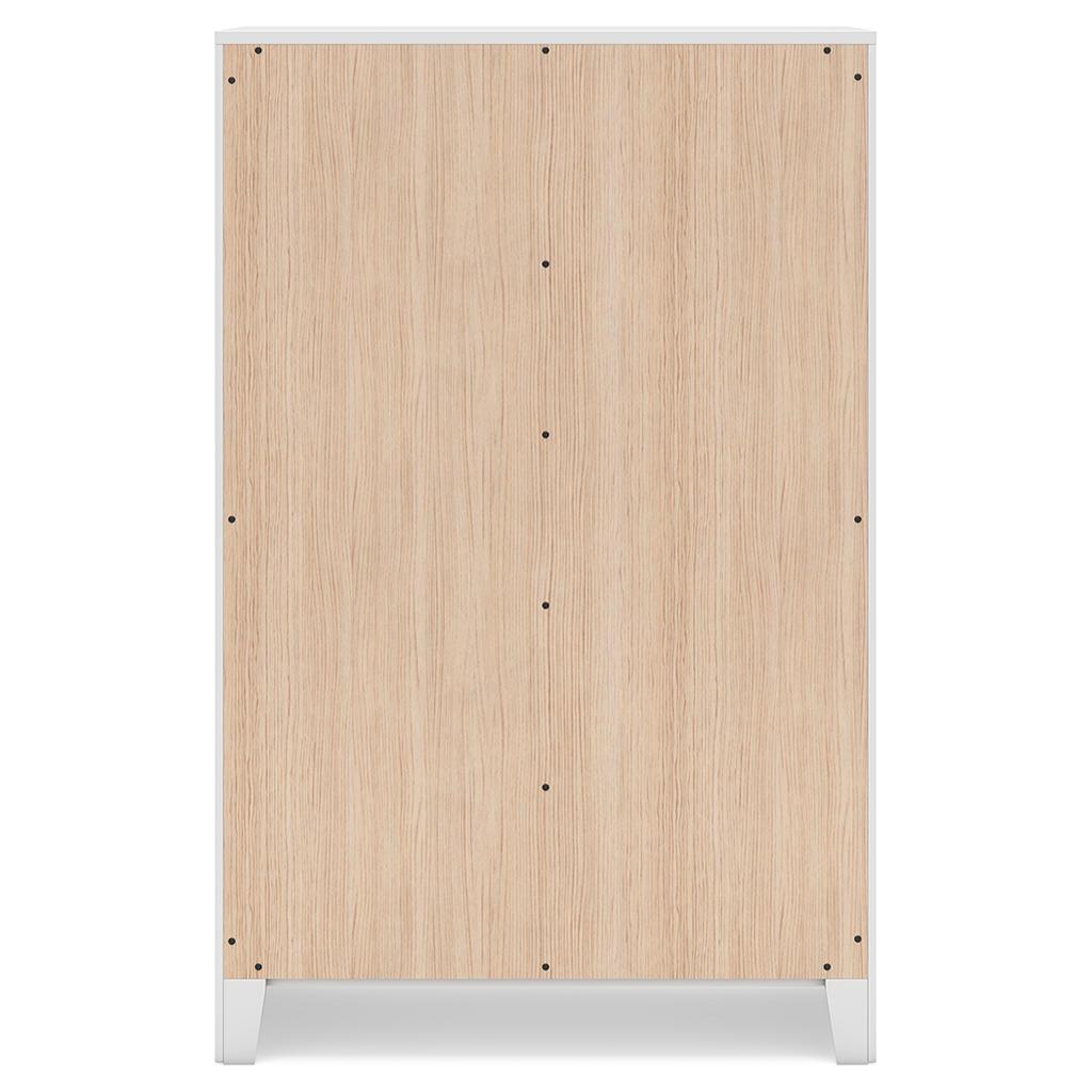 Binterglen Chest of Drawers — White, 5 Dovetail Drawers Signature Design by Ashley® Bedroom