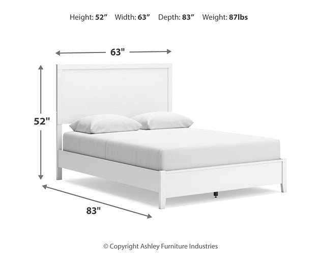 Binterglen Queen Panel Bed, Dresser, Mirror and Nightstand