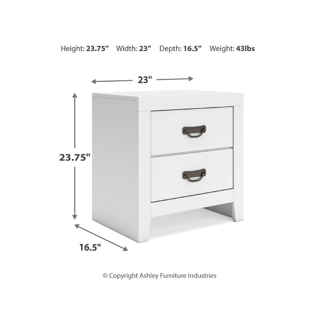 Binterglen Queen Panel Bed and 2 Nightstands Signature Design by Ashley® Uncategorized