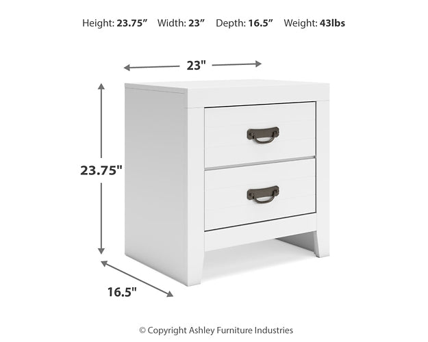 Binterglen Queen Panel Bed, Dresser, Mirror and Nightstand