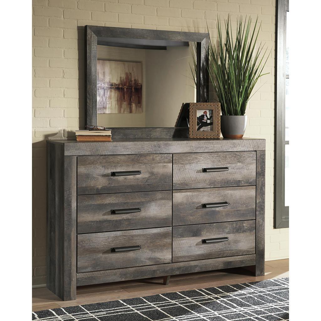 Wynnlow Dresser and Mirror Set (B1) — Gray Plank Signature Design by Ashley® Bedroom