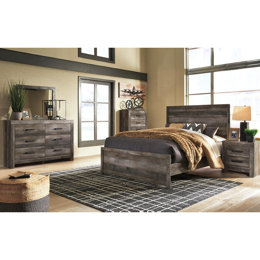 Wynnlow Queen Panel Bed, Dresser, Mirror, Chest and 2 Nightstands Signature Design by Ashley® Uncategorized