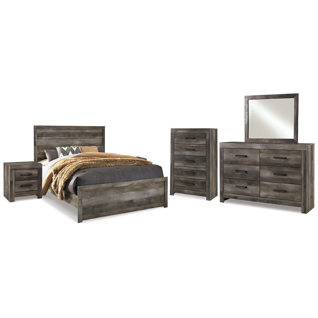 Wynnlow Queen Panel Bed, Dresser, Mirror, Chest and 2 Nightstands Signature Design by Ashley® Uncategorized