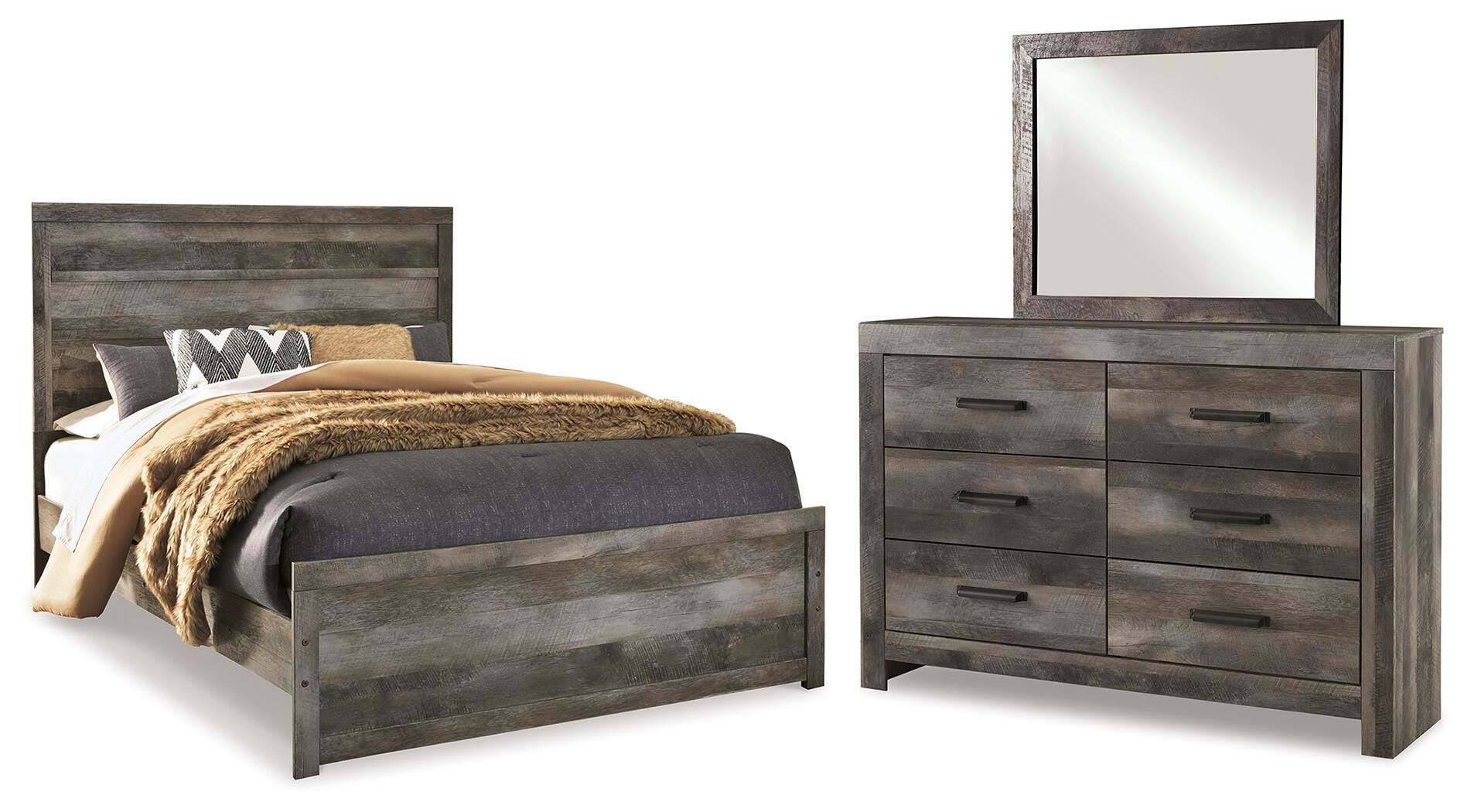 Wynnlow Queen Panel Bed, Dresser and Mirror — 3-Piece Set Signature Design by Ashley® Bedroom