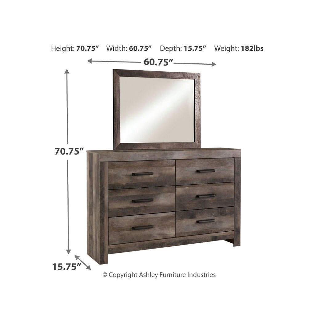 Wynnlow Queen Panel Bed with Mirrored Dresser and Nightstand Signature Design by Ashley® Uncategorized