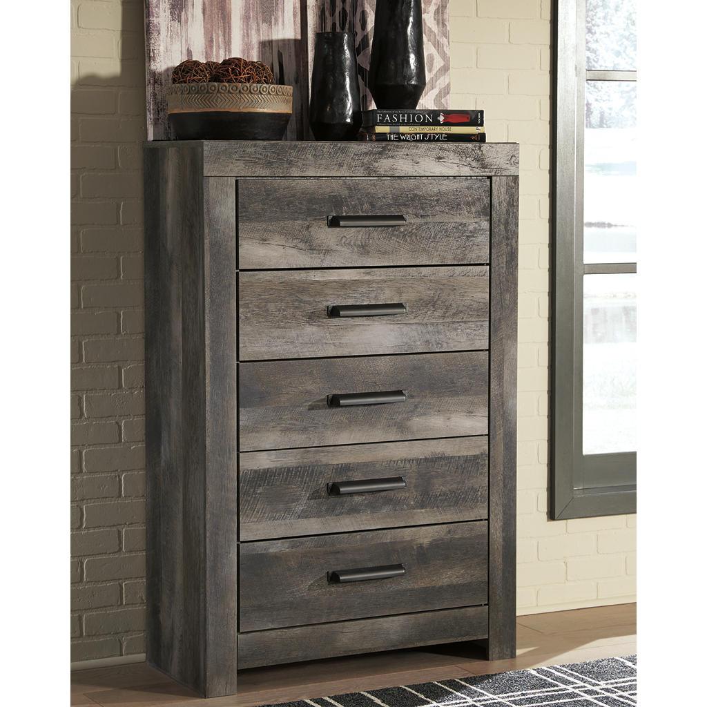 Wynnlow Bedroom Set (B40) — Full crossbuck panel bed and 2 chests Signature Design by Ashley® Uncategorized
