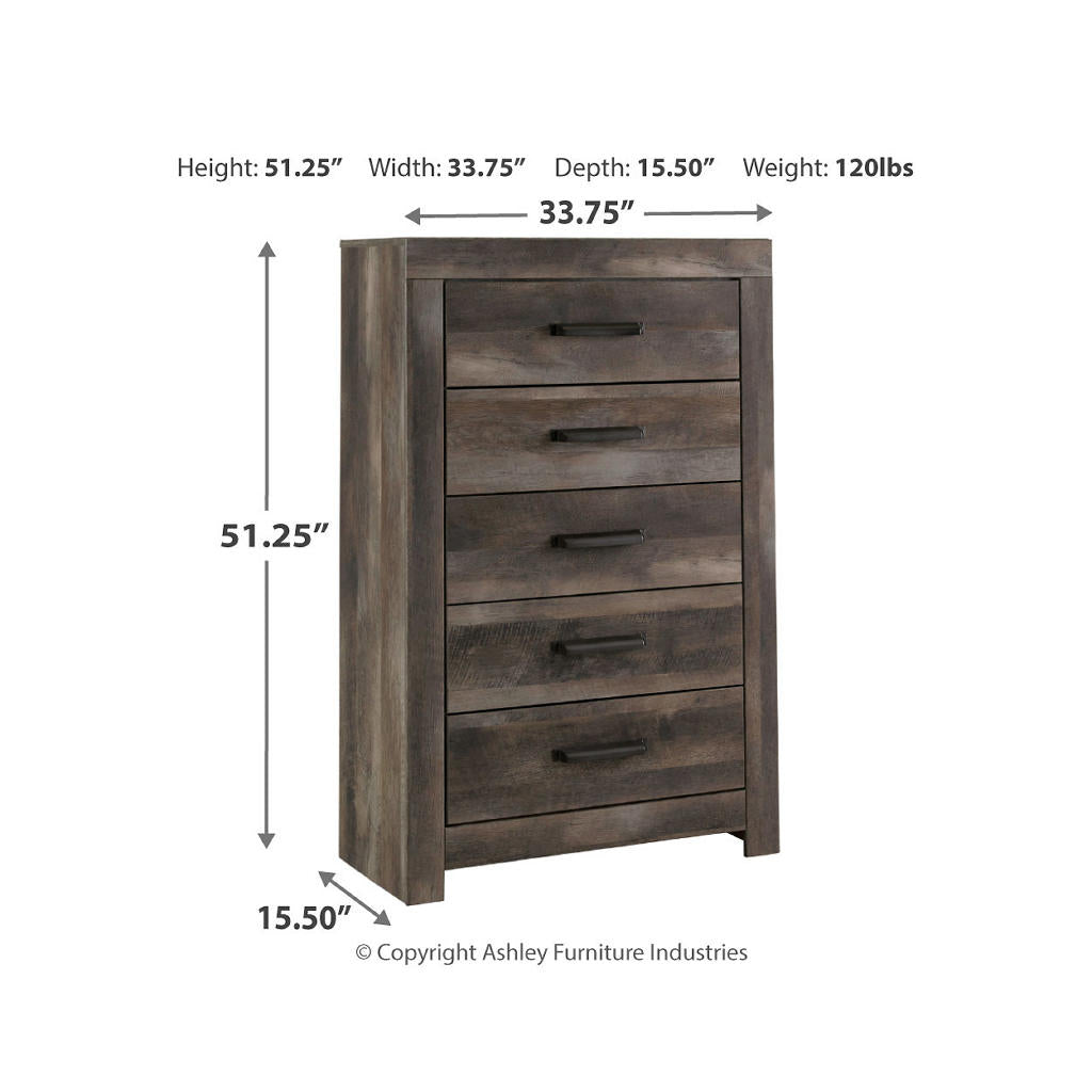 Wynnlow Queen Panel Bed, Dresser, Mirror, Chest and 2 Nightstands Signature Design by Ashley® Uncategorized