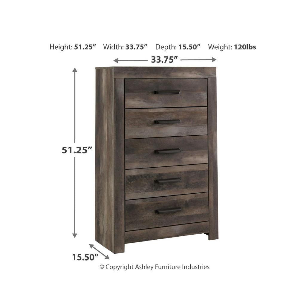 Wynnlow Bedroom Set (B40) — Full crossbuck panel bed and 2 chests Signature Design by Ashley® Uncategorized